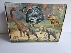 Winsenpro 5PCS Jumbo Dinosaur Set,13” Realistic Looking Dinosaur Toy Set for …