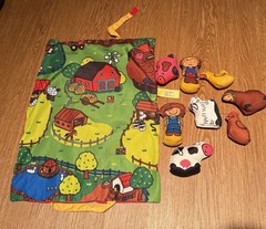 Melissa & Doug K’s Kids Take Along Farm Play Mat Plush Animals Foldable Toys