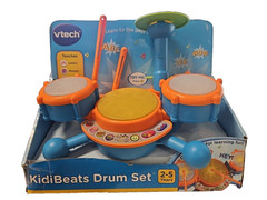 VTech KidiBeats Drum Set with Accessories, Baby and Toddler Toys