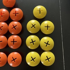 Lovevery Mosaic Button Board Replacement Parts Green Red Yellow Orange Lot of 34