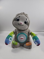 Fisher-Price Linkimals Sloth Baby Electronic Learning Toy with Lights & Music