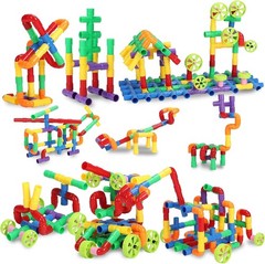 STEM Building Blocks Toy for Kids, Educational Toddlers Preschool Brain Toy Kit,