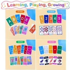 Montessori Toys for 1 2 3 Year Old Boys Girls, 2-in-1 Wooden Shape Sorter & F…