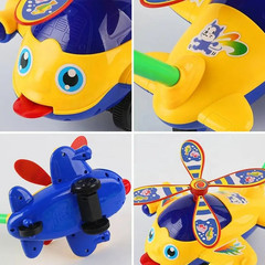 Baby Walker Hand Push Toy Plane Car Push-Along Walking Toy for Toddlers