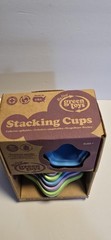 Green Toys My First Stacking Cups Toy Multicolor Baby 6m+ Made USA Recycled