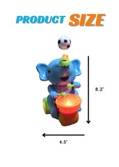 Interactive Elephant Toy with Lights and Music | Baby Learning Toy | New in Box
