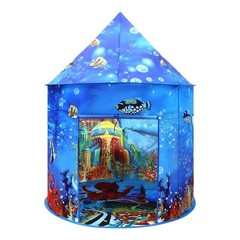 Ocean Kids Play Tent Princess Toys Under Water Kids Tent Mermaid Playhouse In…