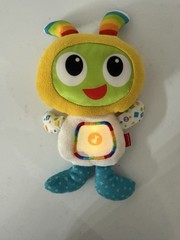 Fisher Price Groove Glow Bright Beats BeatBo Plush Stuffed Toy Robot Bot Works!