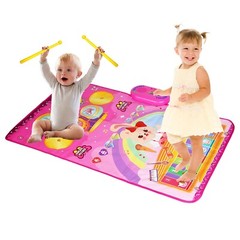 Baby Musical Mat Piano & Drum Set Educational Learning Toys for Boys Girls Gifts