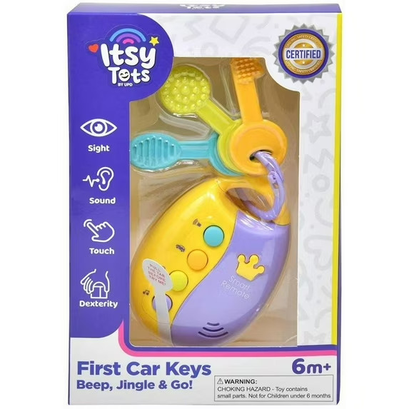 Itsy Tots First Car Keys – Beep, Jingle & Go!