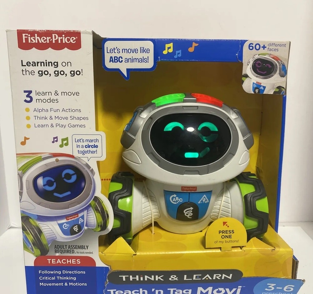Fisher-Price Think & Learn Teach ‘n Tag Movi/Damaged Box/Read