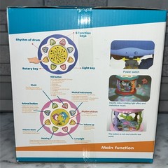 Baby Toys 6-12 Months, Babies Ocean Rotating, Light Up color change, Music, play