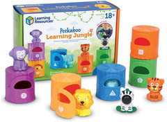 Peekaboo Learning Jungle Toddler – 10 Pieces, Ages 18 Months +, Toddler Montesso