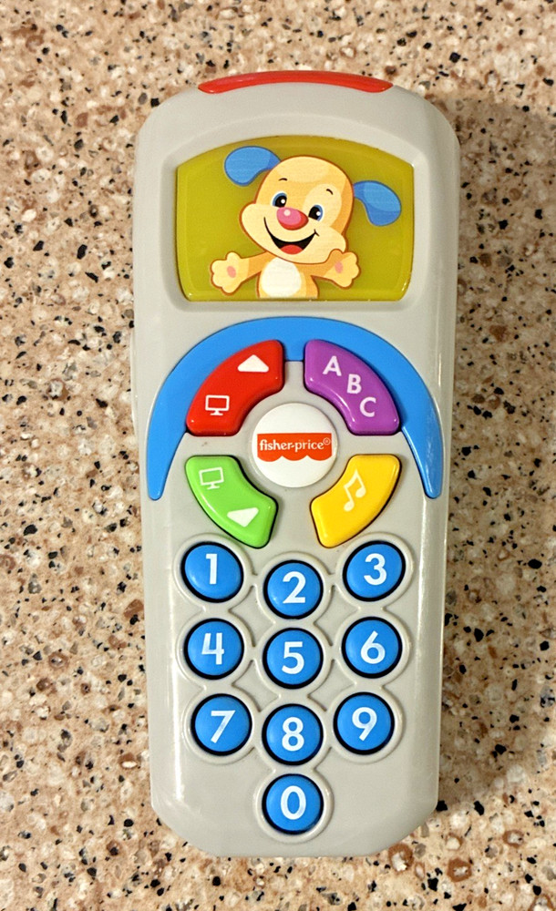 Fisher Price Laugh & Learn Puppy Phone Toy Lights Sounds Baby Learning