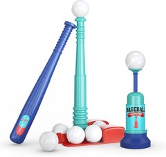 Toddler Baseball Set with Manual Operation Safe Non Toxic Materials for Kids