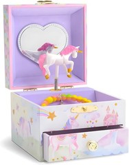 Jewelkeeper Jewelry Box for Girls with 1 Drawer – Unicorn Musical Jewelry Boxes,