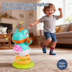 Didklom Baby & Toddler Learning Toy DJ Bouncin’ Beats with Music, Motor Multi