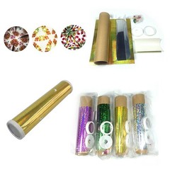 DIY Colored Rotating Kaleidoscope Kits Science Educational Craft Kid T~O..X