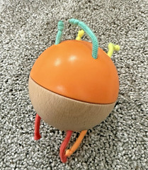 Lovevery Pincer Chime Ball from The Explorer Play Kit 9-10 Months Pull Ropes