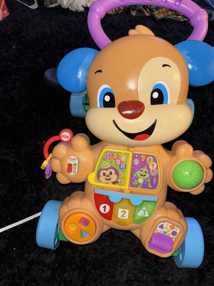 Fisher-Price Baby Toy Laugh And Learn Smart Stages Learn With Puppy Walker With