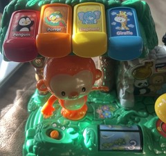 Vtech Learn and Dance Interactive Zoo Monkey Songs & Sound Works Tested
