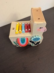 Manhattan Toy Musical Llama Wooden Instrument Activity Toddler Toy