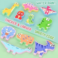 Portable 10 Pack Wooden Dinosaur Stacking Blocks – Perfect Gift for Toddlers!