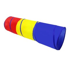 Kids Play Tunnel Folding Polyester Cloth Baby Crawling Training Equipment F SOCT