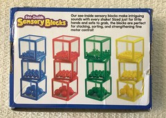 Lakeshore Learning SEE-INSIDE SENSORY BLOCKS – 3 Sizes, 4 Colors, AA823