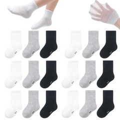 9 Pairs Toddler Little Girls Boys Ankle Socks Thin Mesh Cotton Summer Socks