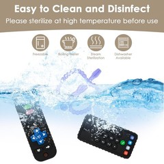 ZOEDO Baby Teething Toys, Remote Control Shape Cell Black