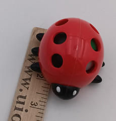 Ladybug Roller Ball toddler child rainbow toy Massager?