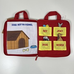 Pockets of Learning Right at Home Quiet Book Animal Activity Busy Book