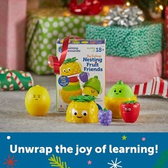 Big Feelings Nesting Fruit Friends Toddler Emotional Learning Toy