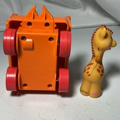 Fisher-Price Little People Giraffe & Safari Cart Wagon Toy DZM48 Developmental