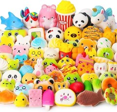 70Pcs Slow Rising Bread Squeeze Toys