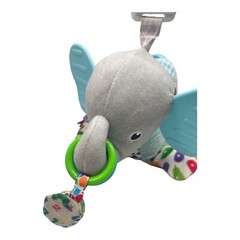 World Of Eric Carle Developmental Elephant Plush Stroller Car Seat Toy #96625