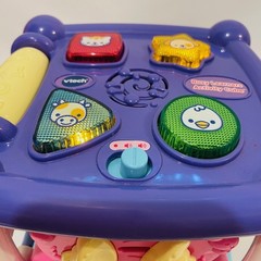 VTECH Busy Learners Activity Cube for Kids 6 months + box 5 Sides of play-Works