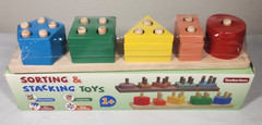 Montessori Toys Wooden Learning Shape Sorter 1-4Year Toddler Kid Preschool NEW