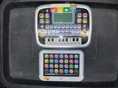 Fisher Price Laugh And Learn + Vtech Little Apps Tablet Piano Letters, Alphabet