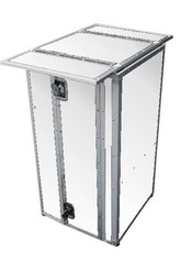 Marathon Universal Stand with Integrated Table Top & Shelf Combo – White