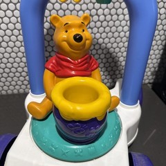 Winnie the Pooh VINTAGE Mattel Spinning Pooh Walker Push Toy Baby 1997 RARE