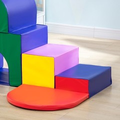 7-Piece Kids Crawl and Climb Activity Play Set, Multicolor