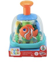 Bright Starts Sea Life Push Toy Multicolor Motor Skills Hand-Eye Coordination