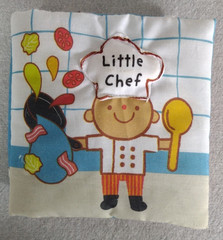 Melissa & Doug Ks Soft Cloth Activity Quiet Book Little Chef Cooking Lift Flaps