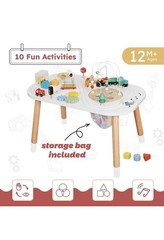 Montessori Wooden Activity Table for Toddlers 12 Months+ – New