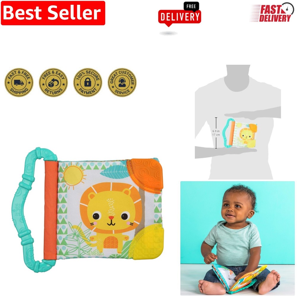 Teethe & Read™ Baby Soft Book: Soft Pages for Teething Relief – Age 3 +