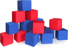 Foam Blocks for Toddlers 1-3, 12 PCS 5.5 Inch Foam Soft Cubes for Kids, Colourfu