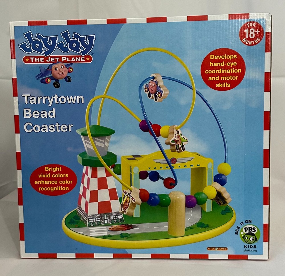 Jay Jay the Jet Plane 11402, Tarry Town, “Bead Coaster”, Age 18+ months, 2004
