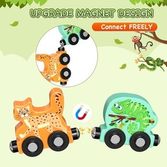 Interactive Montessori Animal Train Set – Develops Fine Motor Skills for Kids